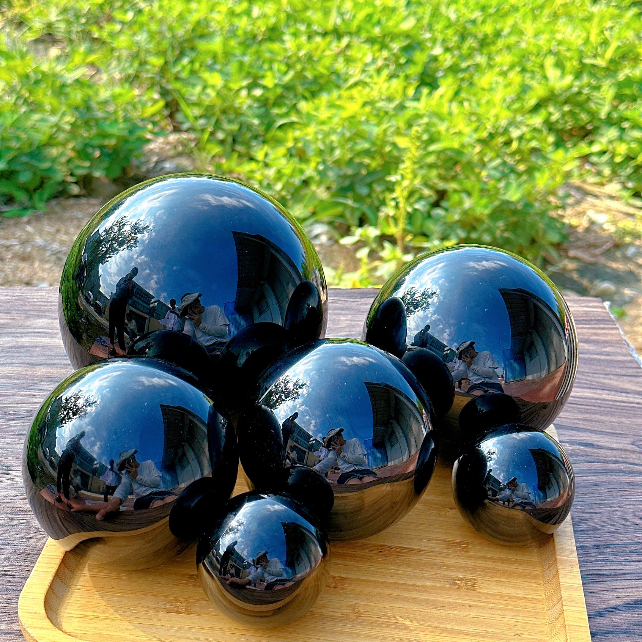 Obsidian Crystal Sphere - Spirit Crystals