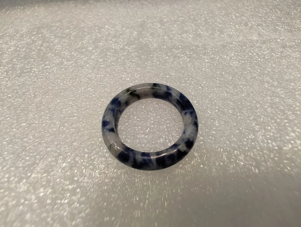 A ring carved from a single piece of agate