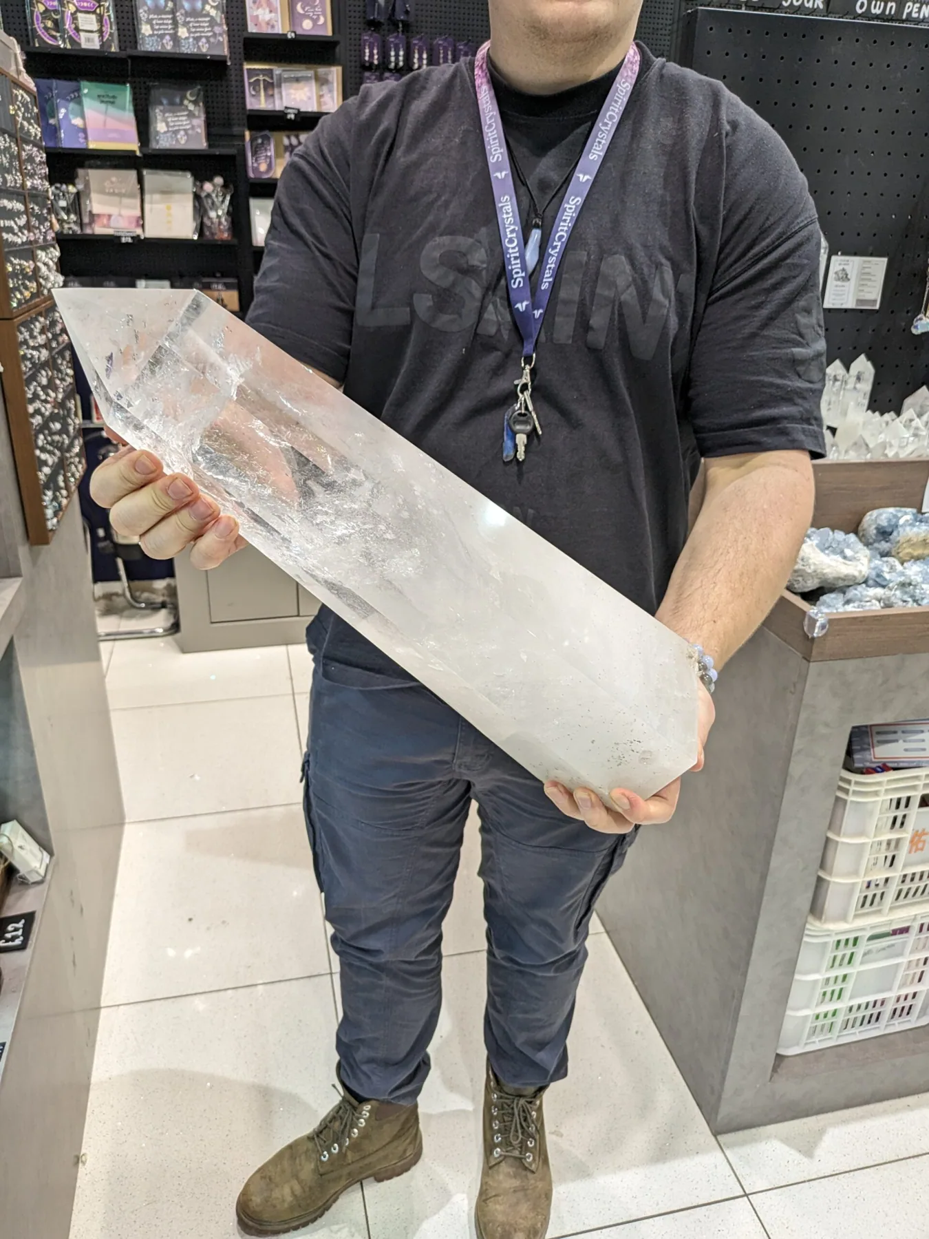 Clear Quartz Tower