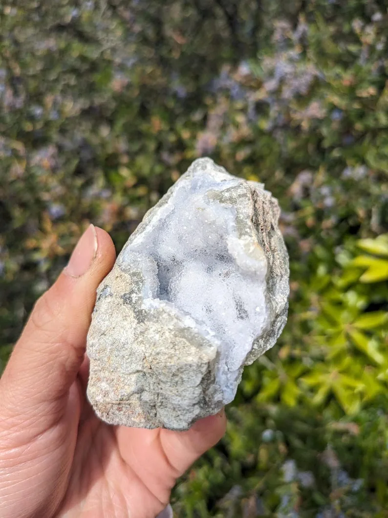 Blue Lace Agate Geode