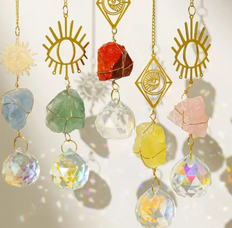 Rough Crystal Suncatcher