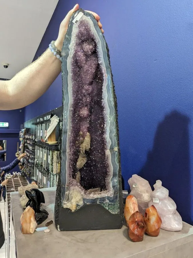 Amethyst cathedral geode