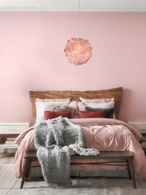 Rose Quartz Hanging Chandelier
