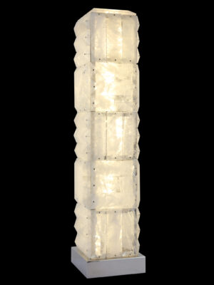 Wall Lamp Made From Natural Crystal Slabs