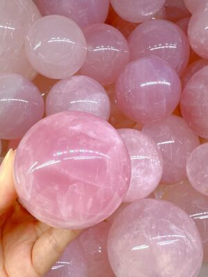 Rose Quartz Crystal Sphere