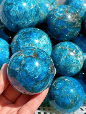 Apatite Quartz Crystal Sphere