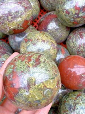 Dragon Bloodstone Crystal Sphere