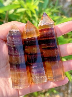 Yellow Fluorite Crystal Obelisk Tower