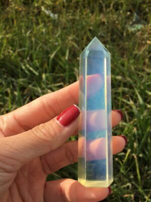 Opalite Crystal Obelisk Tower