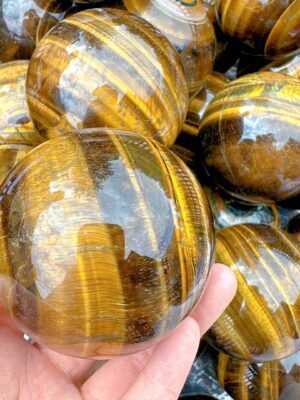 Golden Tigers Eye Crystal Sphere