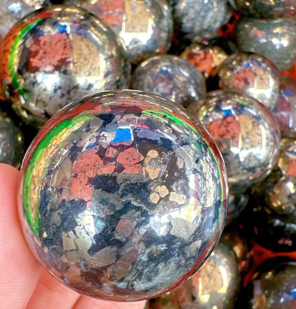 Pyrite Crystal Sphere