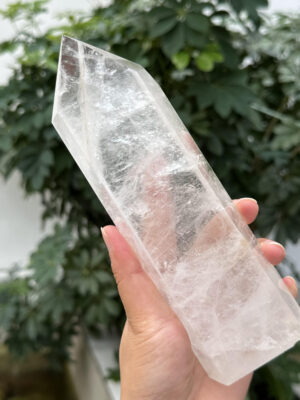 Clear Quartz Quality B Crystal Obelisk Tower