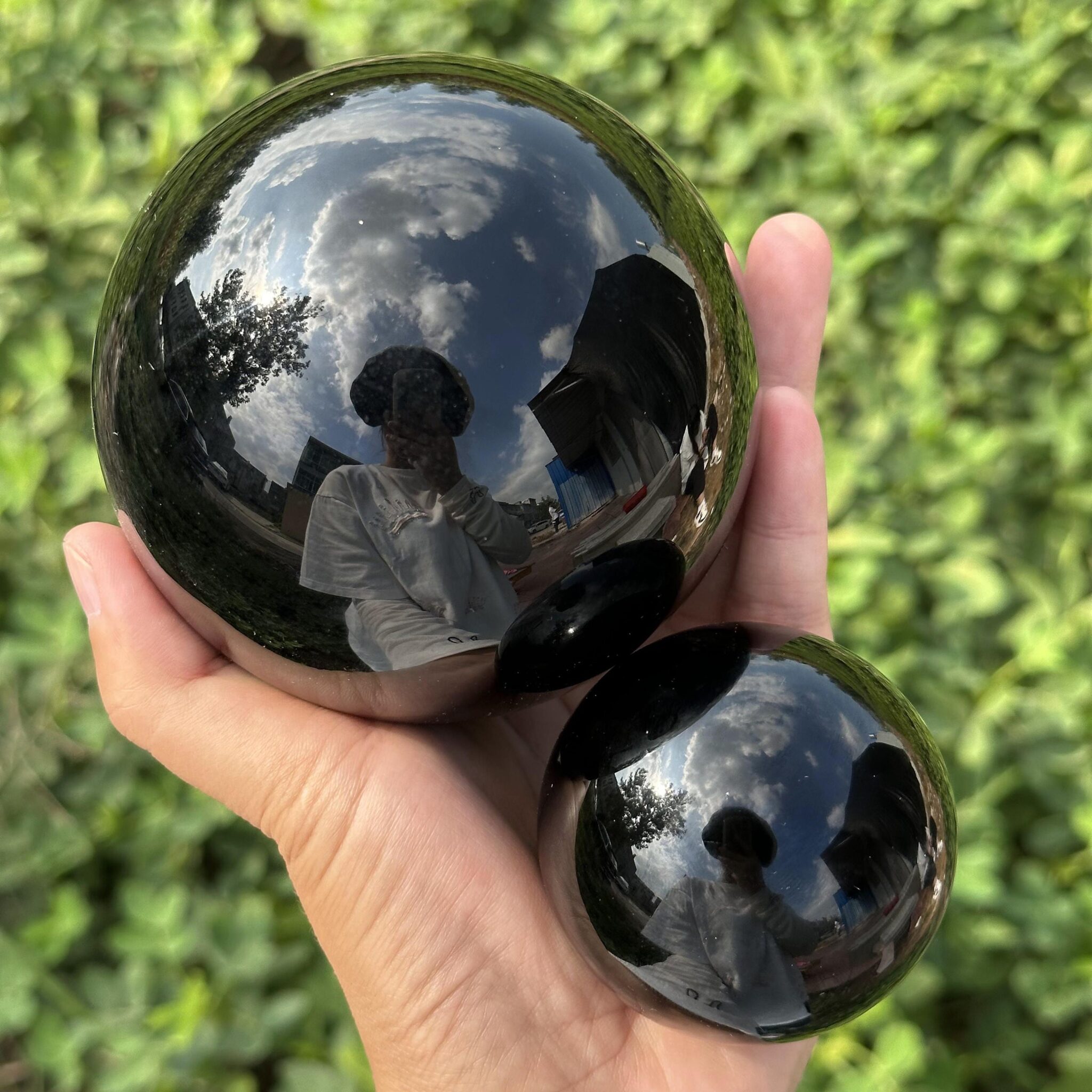 Obsidian Crystal Sphere - Spirit Crystals