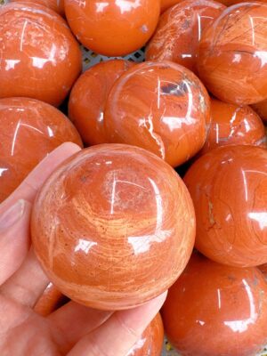 Red Jasper Crystal Sphere