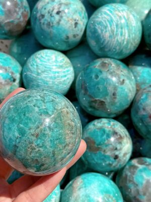 Amazonite Crystal Sphere