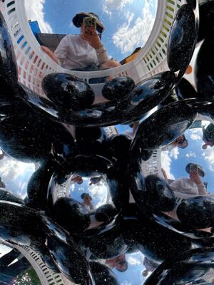 Obsidian Crystal Sphere