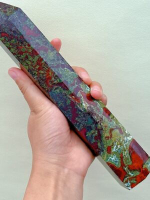 Dragon Bloodstone Crystal Obelisk Tower