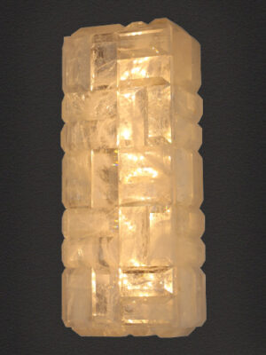 Cozy Wall Lamp Made From Natural Crystals