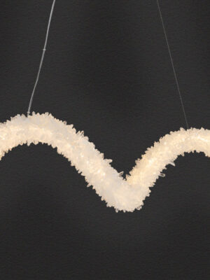 Thousand Clear Quartz Points Suspended Chandelier