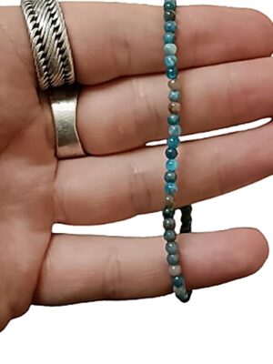 4mm Crystal bead bracelets · Apatite