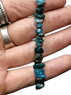 Crystal chip bracelets · Apatite