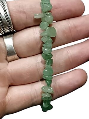 Crystal chip bracelets · Aventurine