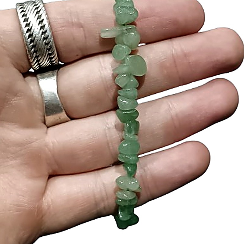 Aventurine chip bracelet