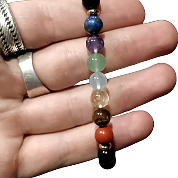 Chakra · Gold Beads 8mm bead bracelet