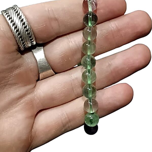 Green Fluorite 8mm bead bracelet