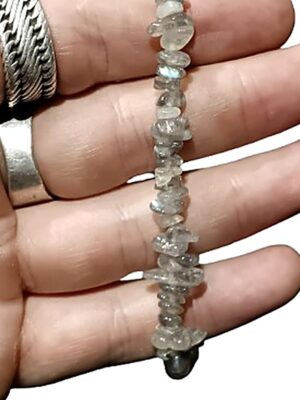 Crystal chip bracelets · Labradorite