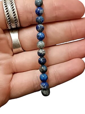 6mm Crystal bead bracelets · Lapis lazuli