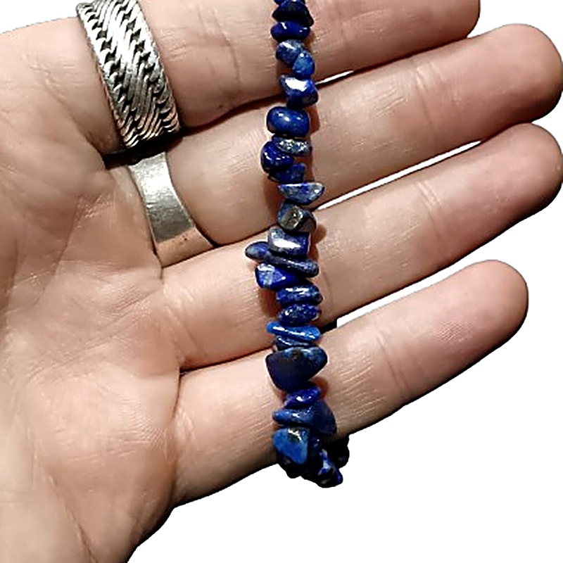 Lapis Lazuli chip bracelet