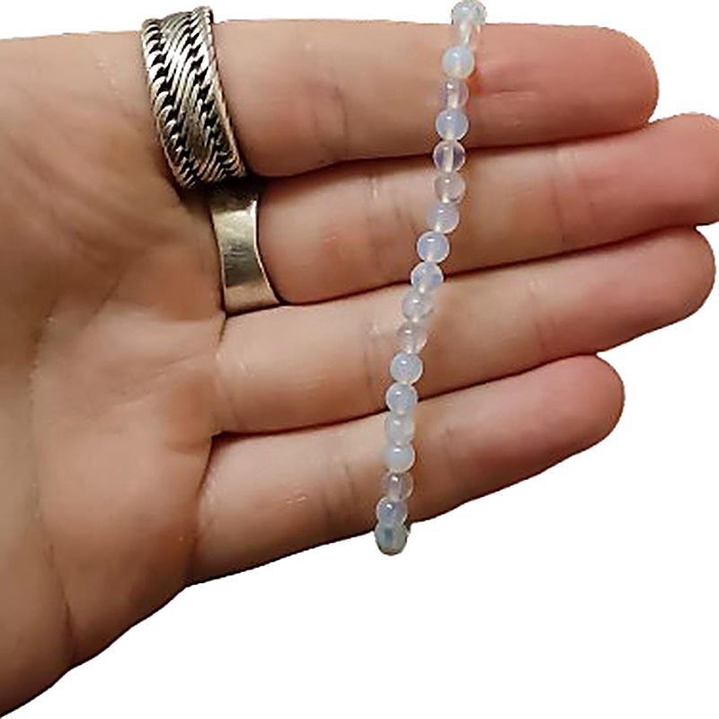 Opalite 4mm bead bracelet