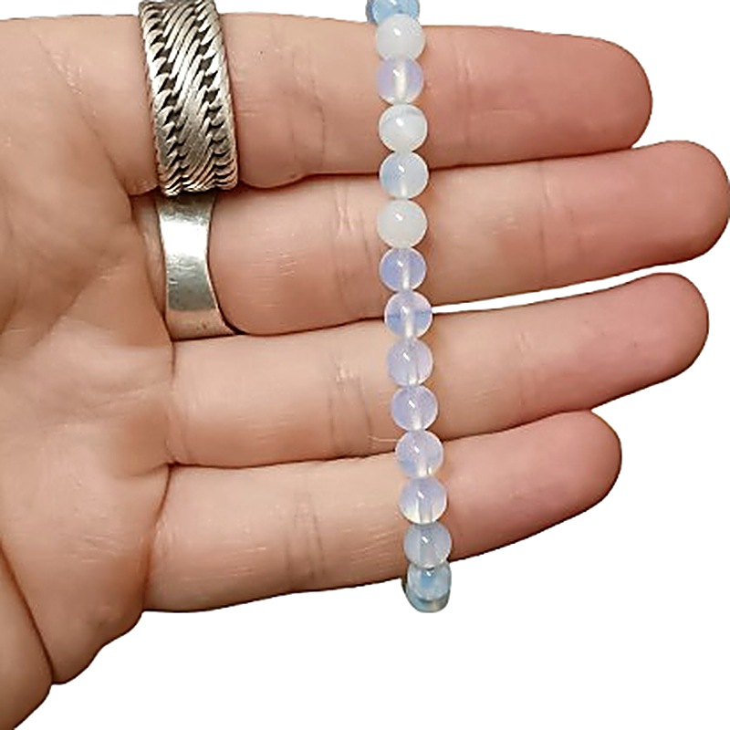 Opalite 6mm bead bracelet