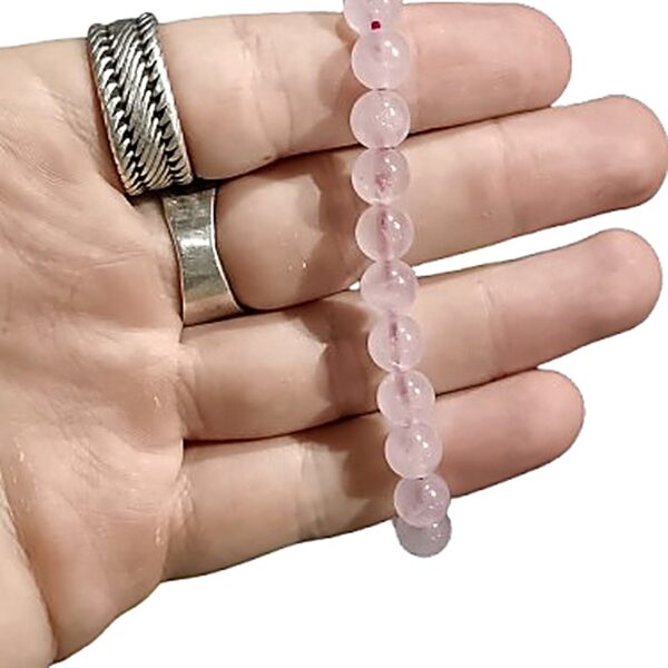 Rose Quartz 8mm bead bracelet