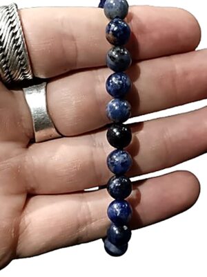 8mm Crystal bead bracelets · Sodalite