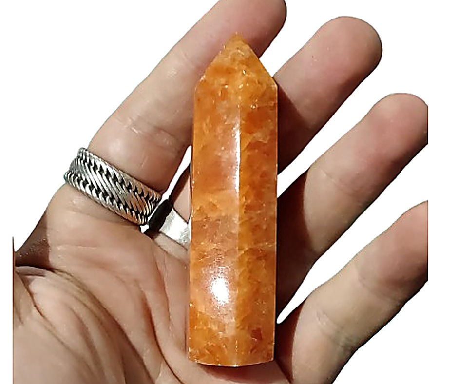 70g Small crystal towers · Sunstone