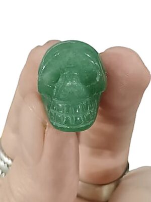 Mini crystal skull · Aventurine