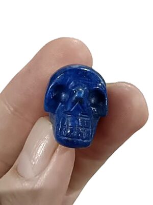 Mini crystal skull · Lapis lazuli