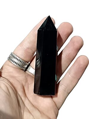 70g Small crystal towers · Obsidian