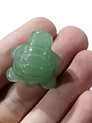 Mini Crystal Turtle · Aventurine