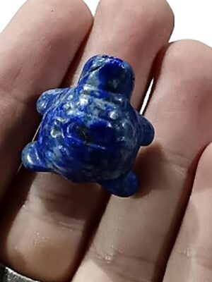 Mini Crystal Turtle · Lapis lazuli