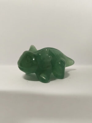 Mini Axolotl Crystal Carving · Aventurine