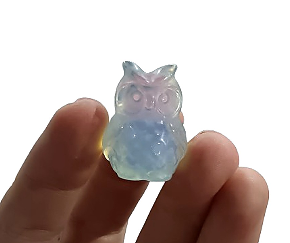 Mini Crystal Owl Carving