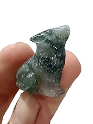 Mini Howling Crystal Wolf