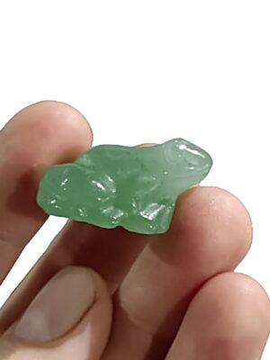 Mini Crystal Frog Carving