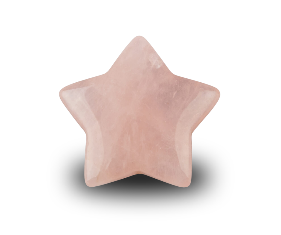 Mini Crystal Star · Rose Quartz