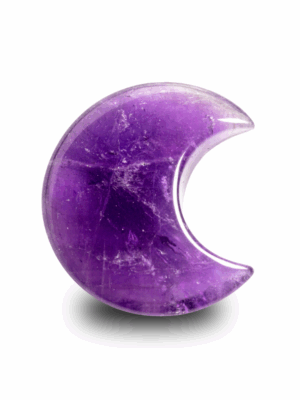 Mini Crystal Moon · Amethyst