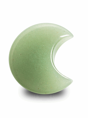 Mini Crystal Moon · Aventurine