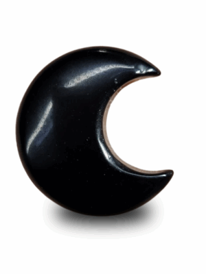 Mini Crystal Moon · Obsidian